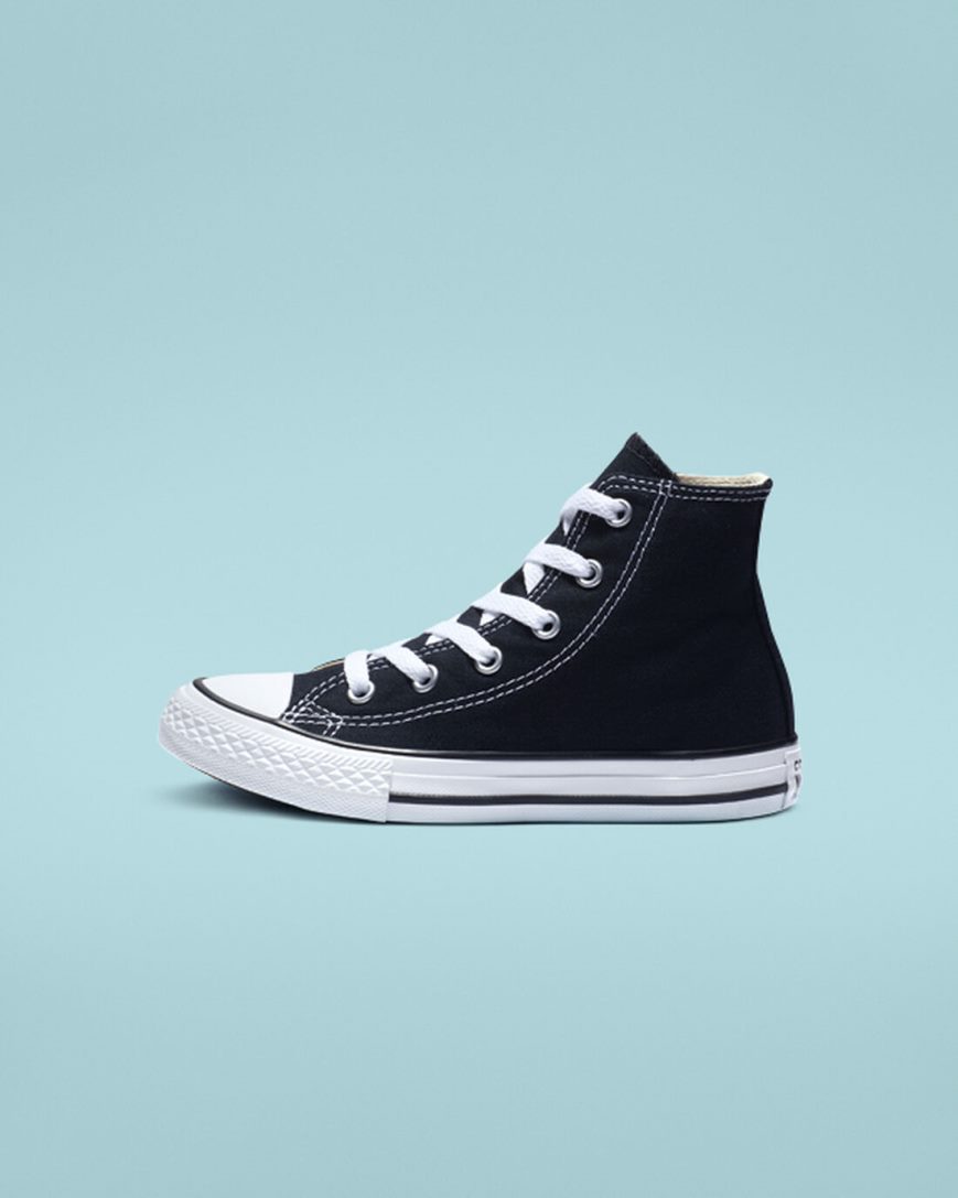 Tenisi Inalti Baieti Converse Chuck Taylor All Star Clasici Negrii | RO QKNFA682